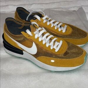 Nike women Mustard and Black Sneakers